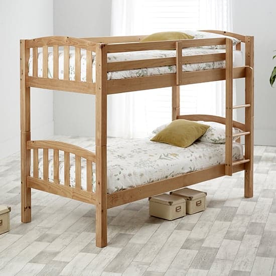 Mya Wooden Single Bunk Bed In Pine_1