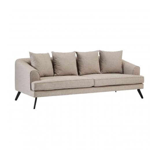 Myla 3 Seater Fabric Sofa In Natural_2