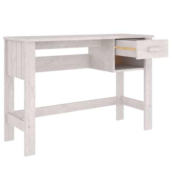 Naaji Pine Wood Laptop Desk With 1 Drawer In White_5