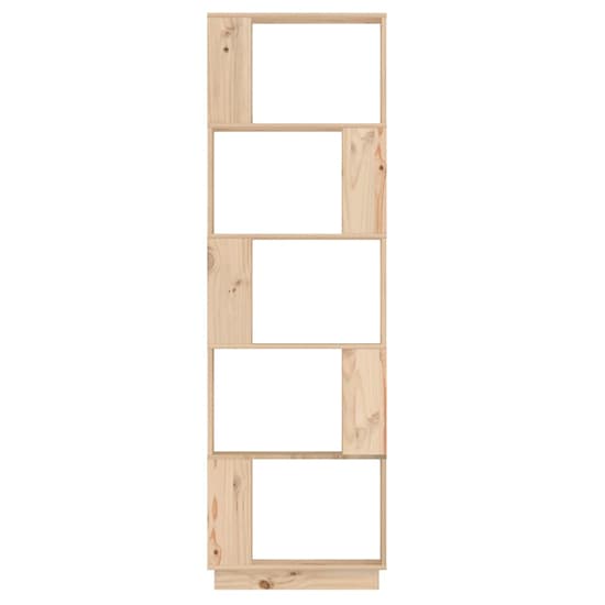 Nadav Solid Pine Wood Bookcase And Room Divider In Natural_4