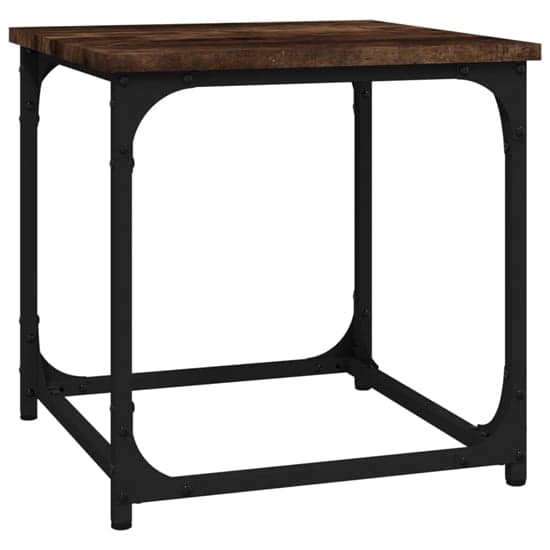 Nadra Wooden Side Table Square In Smoked Oak_3