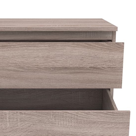 Naira Wooden Chest Of Drawers In Truffle Oak With 3 Drawers_3
