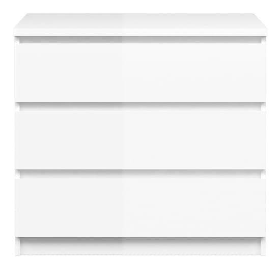 Nakou High Gloss Chest Of 3 Drawers In White_2