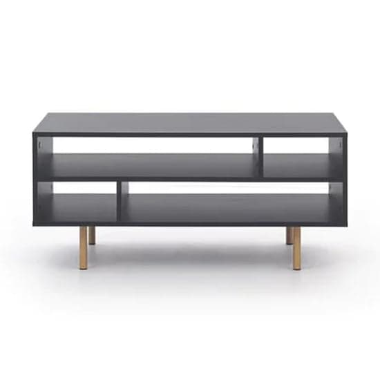 Naples Wooden Coffee Table In Black_2