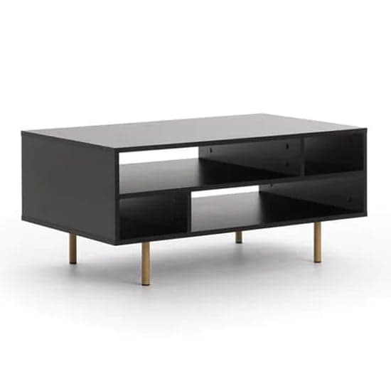 Naples Wooden Coffee Table In Black_1