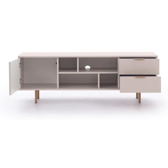 Naples Wooden TV Stand With 1 Door 2 Drawers In Cashmere_4