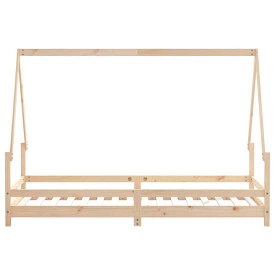 Narva Kids Solid Pine Wood Single Bed In Natural_5