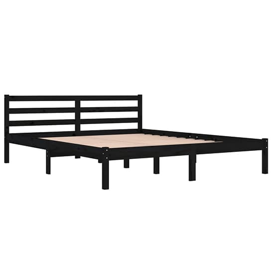 Nastia Solid Pinewood King Size Bed In Black_3