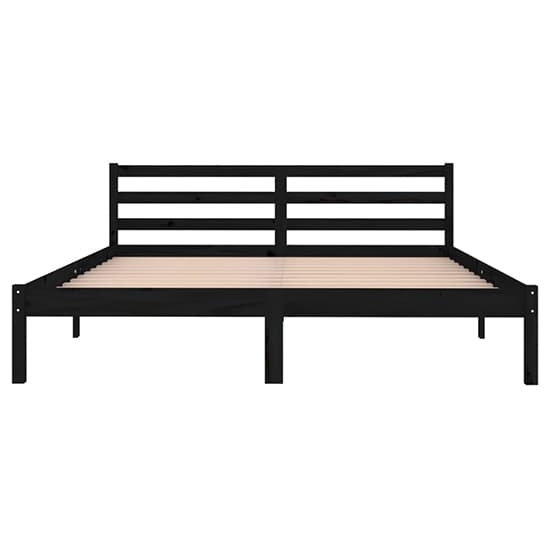 Nastia Solid Pinewood King Size Bed In Black_4