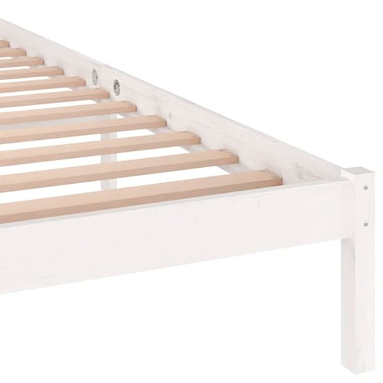 Nastia Solid Pinewood Super King Size Bed In White_5
