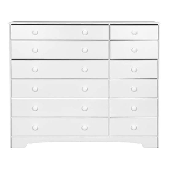 Naxos Wooden Chest Of 12 Drawers In White_2