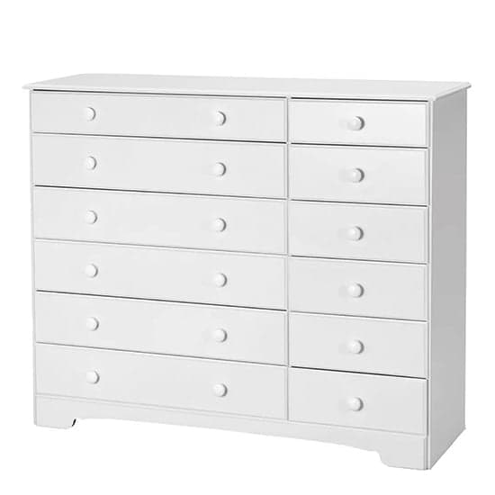 Naxos Wooden Chest Of 12 Drawers In White_3
