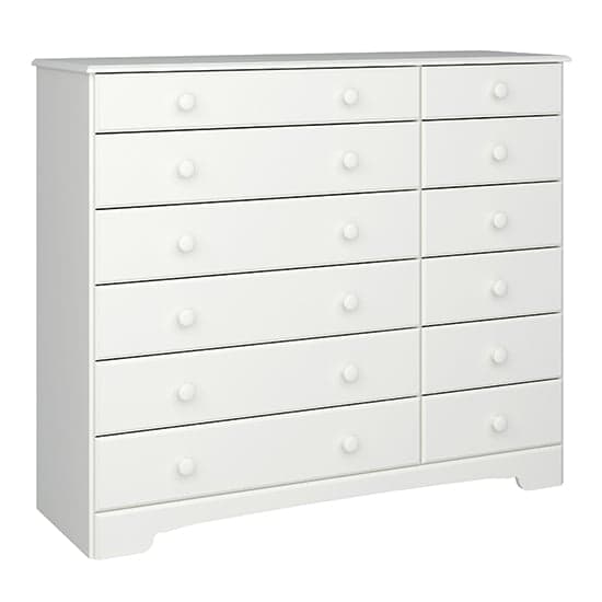 Naxos Wooden Chest Of 12 Drawers In White_1