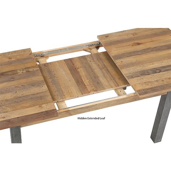 Nebura Extending Wooden Dining Table In Reclaimed Wood_4