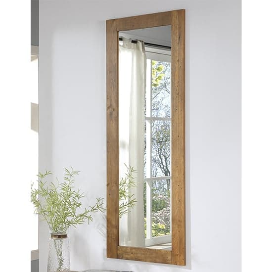 Nebura Wooden Extra Long Wall Mirror In Reclaimed Wood_2