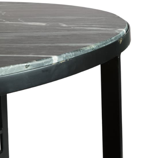 Nectar Round Marble Coffee Table With Black Metal Frame_5