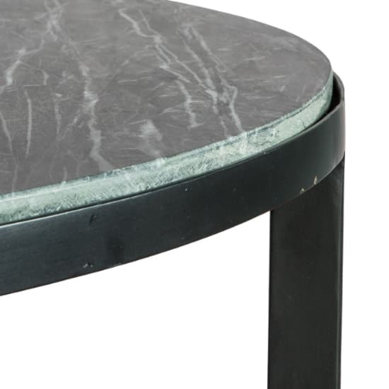 Nectar Round Marble Side Table With Black Metal Frame_5