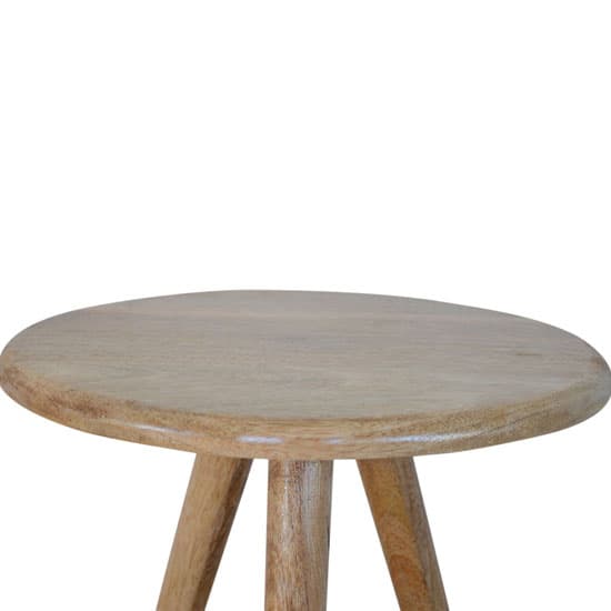 Neligh Wooden Round Tripod Stool In Natural Oak Ish_3