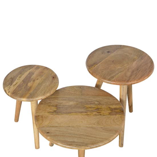Neligh Wooden Set Of 3 Nesting Tables In Natural Oak Ish Furniture in