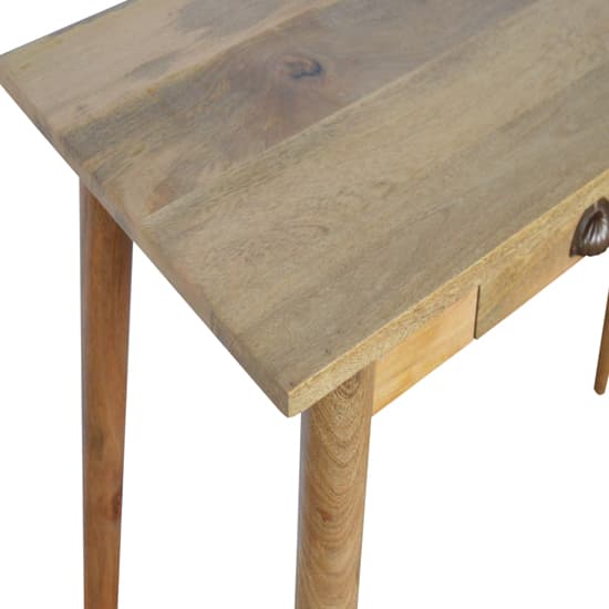 Ouzel Wooden Study Desk In Natural Oak Ish With 2 Drawers_3