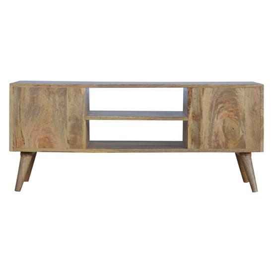 Neligh Wooden TV Stand In Natural Oak Ish With 4 Drawers_4