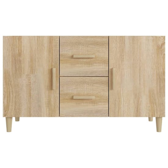 Neola Wooden Sideboard With 2 Doors 2 Drawers In Sonoma Oak_4