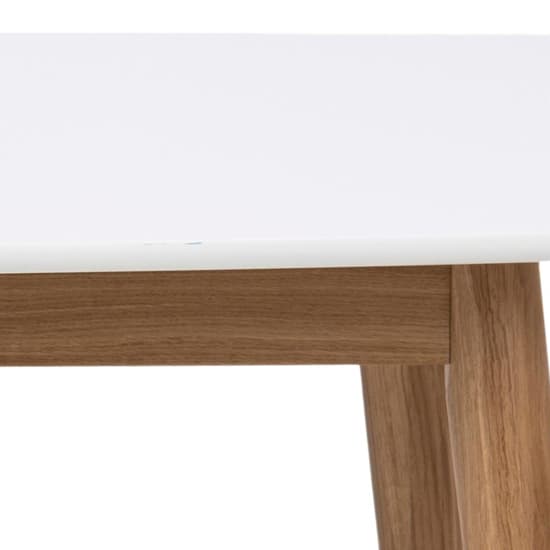 Nephi Wooden Dining Table Rectangular In White And Oak_5