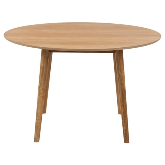 Nephi Wooden Dining Table Round In Oak_2