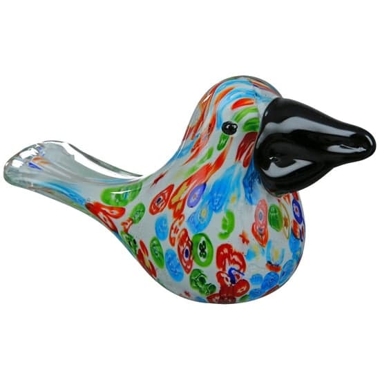 Newark Glass Bird Candy Sculpture In Multicolour_2
