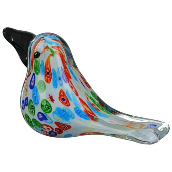 Newark Glass Bird Candy Sculpture In Multicolour_4