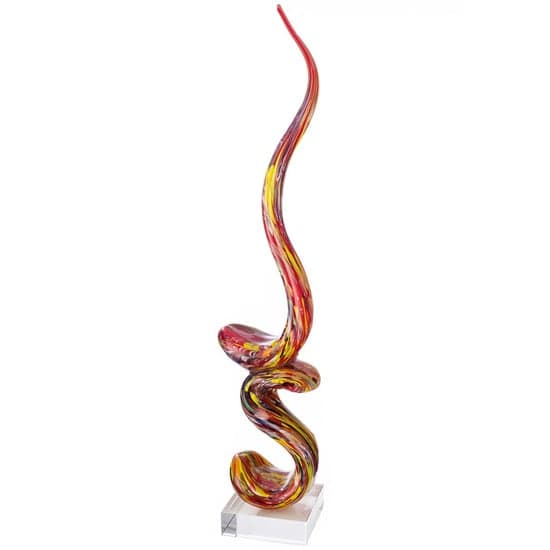 Newark Glass Momentum Sculpture In Multicolour_2