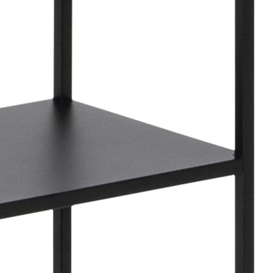 Newberry Metal Bookcase With 5 Shelves In Black_4