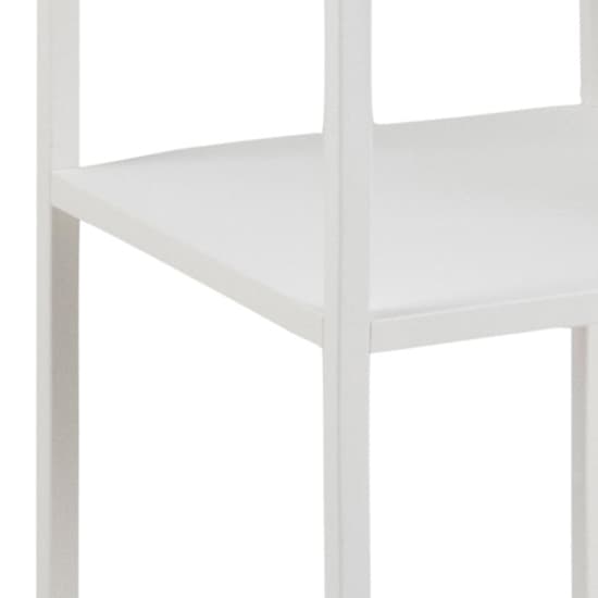 Newberry Metal Bookcase With 6 Shelves In White_5