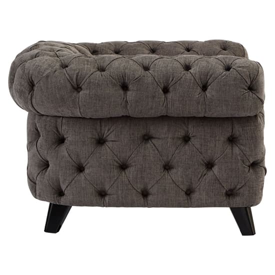 Newton Upholstered Fabric Armchair In Grey_3