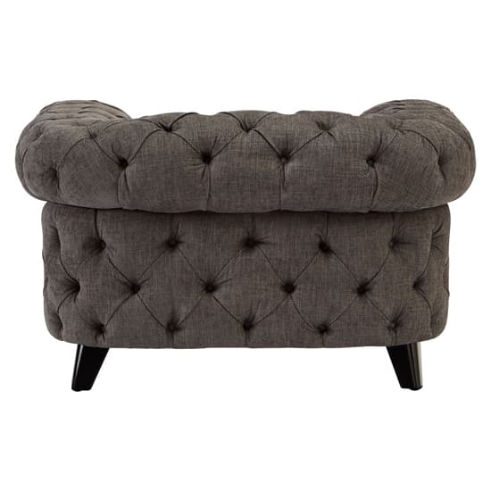 Newton Upholstered Fabric Armchair In Grey_4