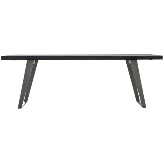 Newtown Large Wooden Dining Table With Metal Legs In Black_3