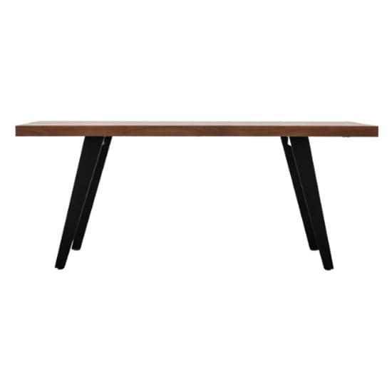 Newtown Large Wooden Dining Table With Metal Legs In Natural_2