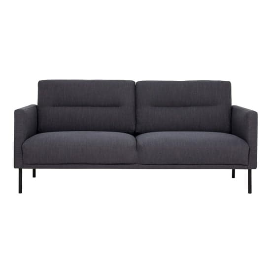 Nexa Fabric 2 Seater Sofa In Anthracite With Black Legs_2