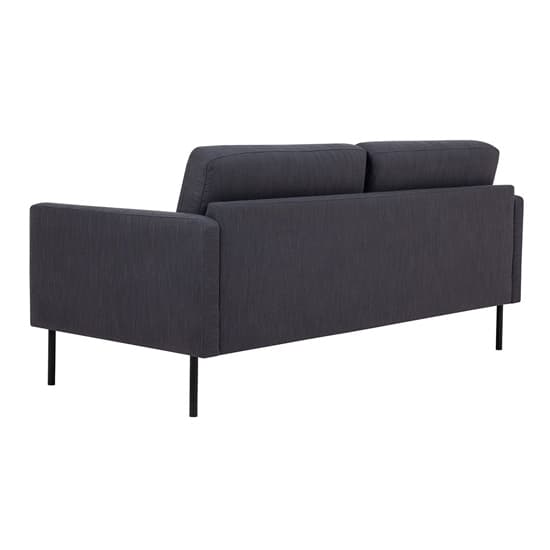 Nexa Fabric 2 Seater Sofa In Anthracite With Black Legs_3