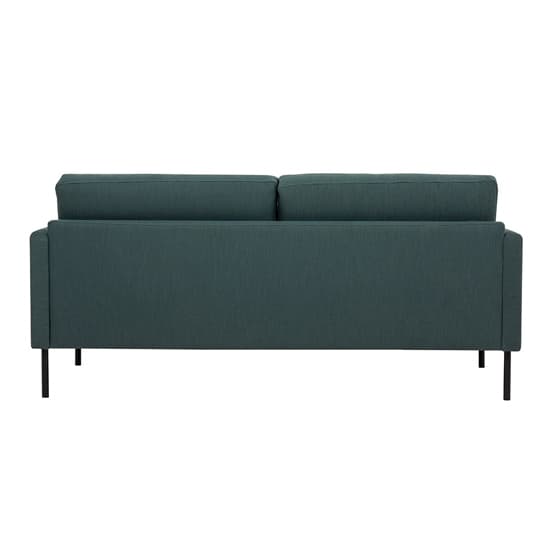 Nexa Fabric 2 Seater Sofa In Dark Green With Black Legs_4