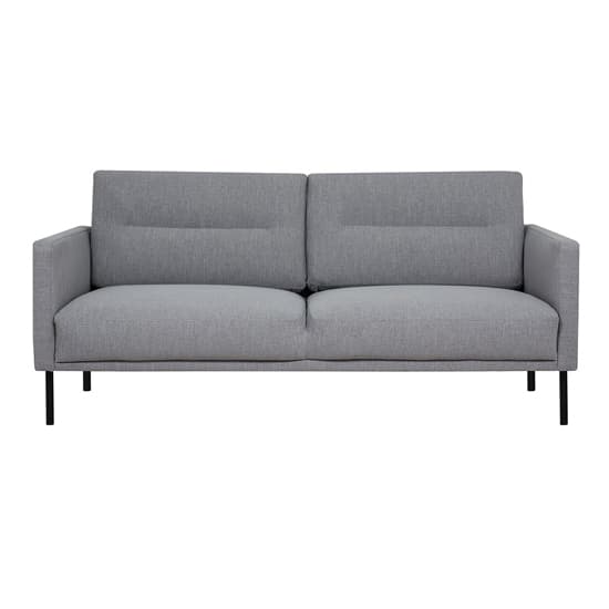 Nexa Fabric 2 Seater Sofa In Soul Grey With Black Legs_2