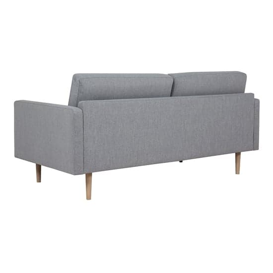 Nexa Fabric 2 Seater Sofa In Soul Grey With Oak Legs_3