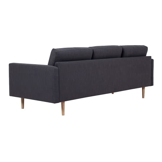 Nexa Fabric 3 Seater Sofa In Anthracite With Oak Legs_3