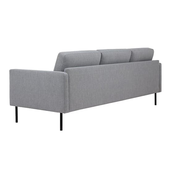 Nexa Fabric 3 Seater Sofa In Soul Grey With Black Legs_3