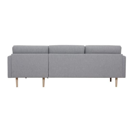 Nexa Fabric Right Handed Corner Sofa In Soul Grey With Oak Legs_4