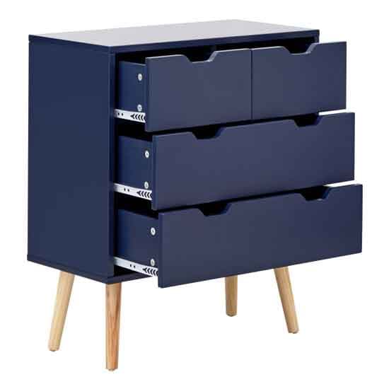 Norwich Wooden Chest Of 4 Drawers In Nightshadow Blue_5