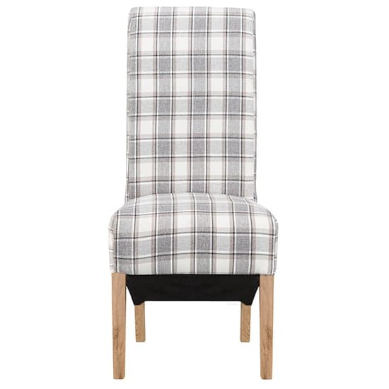 Nichols Fabric Scroll Back Dining Chair In Cappuccino_2