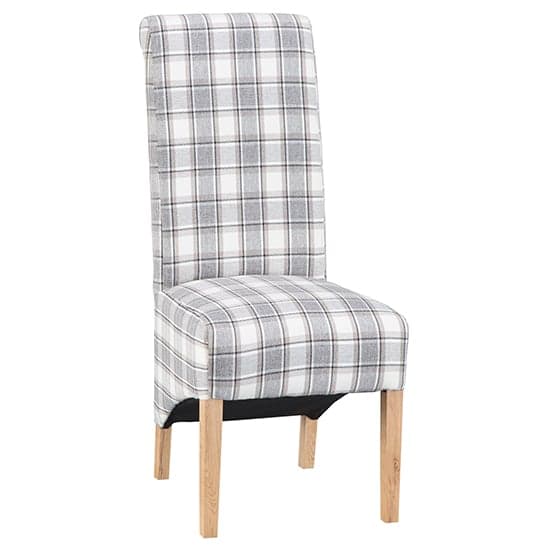 Nichols Fabric Scroll Back Dining Chair In Cappuccino_1