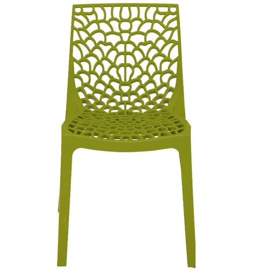 Nicole Polypropylene Side Chair In Green_2