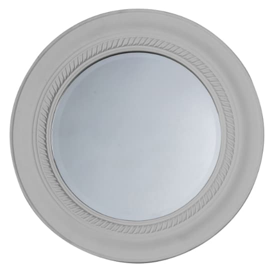 Nisan Round Wall Mirror In Distressed Grey Frame_2